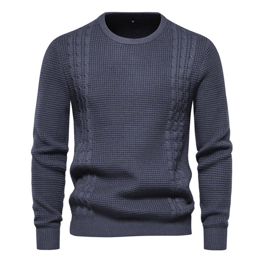Herren Strickpullover mit modernem Strukturdesign R&B