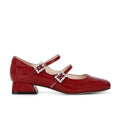 Damen elegante Slingback-Ballerinas mit funkelnden Schnallen R&B