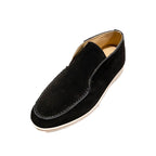 Damen Mokassin Slip-Ons aus hochwertigem Wildleder R&B