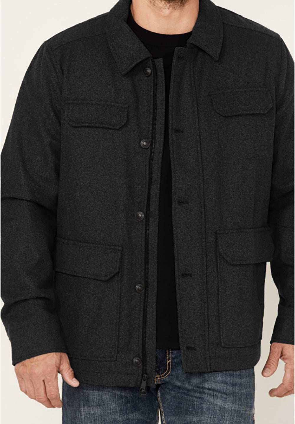 Herren lässige Flanelljacke R&B