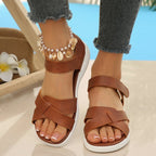 Damen Komfortable und elegante Sandalen mit Cross-Riemen R&B