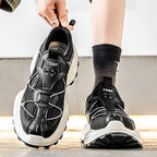 Damen Sportliche Sneakers mit atmungsaktiver Netzstruktur und stoßdämpfender Sohle
