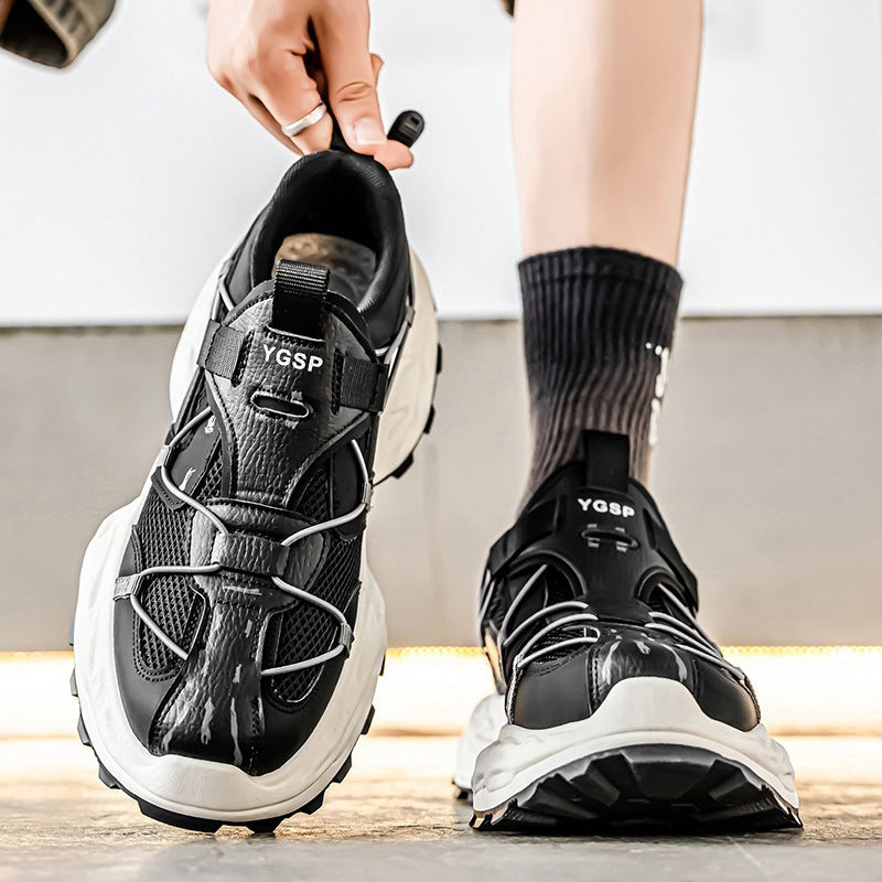 Damen Sportliche Sneakers mit atmungsaktiver Netzstruktur und stoßdämpfender Sohle