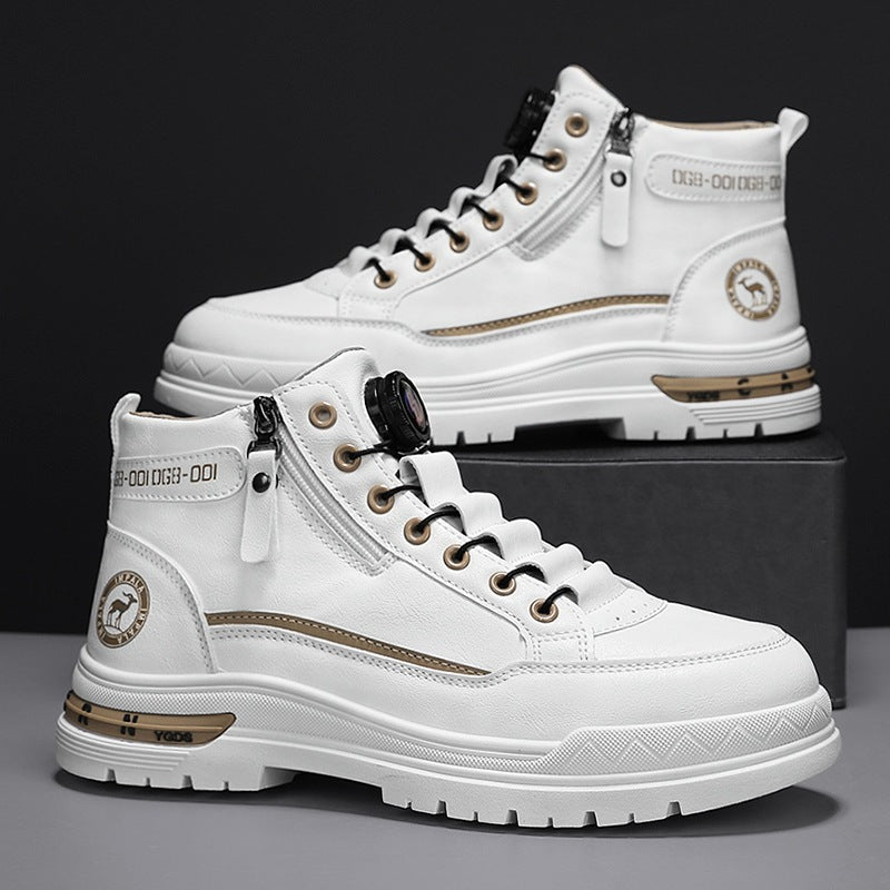 Damen modische High-Top Sneakers mit praktischer Schnellschnürung R&B