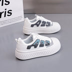 Damen modische Plateau Sneakers mit einzigartigem Design und bequemer Dämpfung R&B