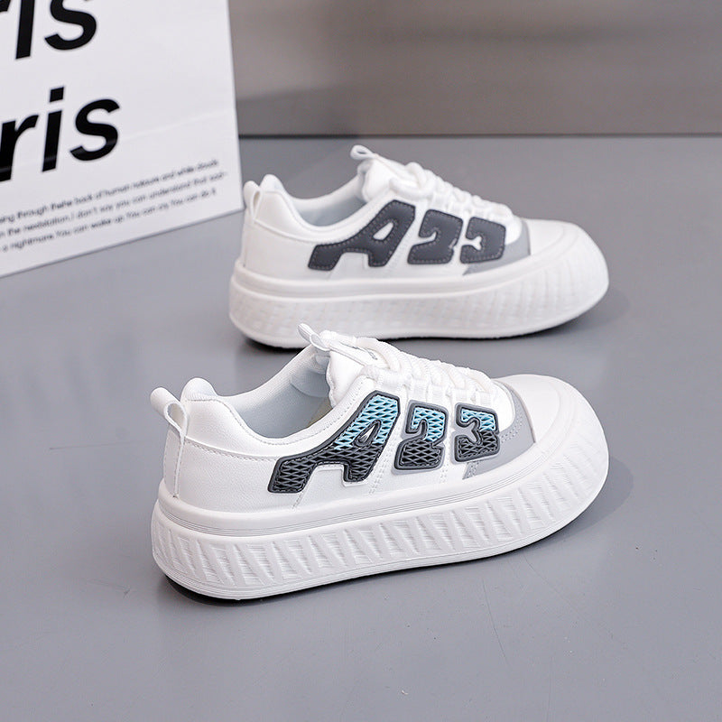 Damen modische Plateau Sneakers mit einzigartigem Design und bequemer Dämpfung R&B