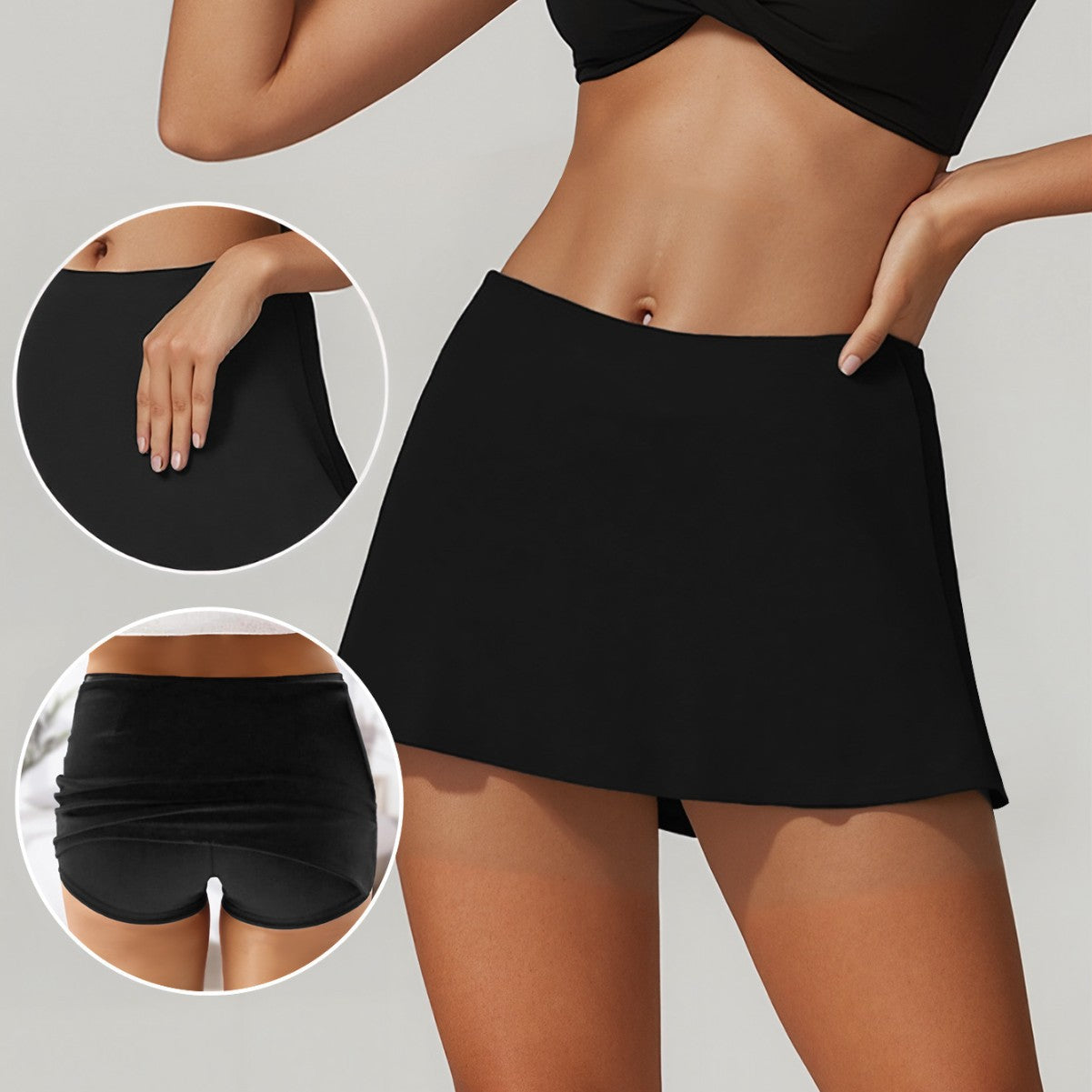 Damen Sportlicher Minirock R&B