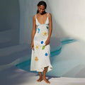 Damen gehäkeltes Strandkleid mit maritimen Motiven R&B