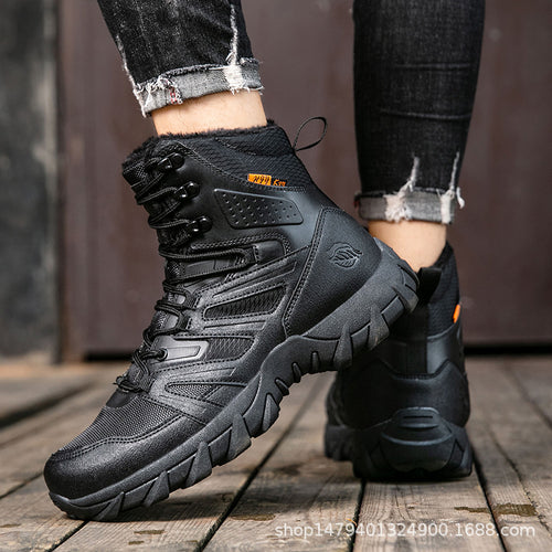 Damen Winterfestige Trekkingstiefel mit isolierendem Futter und rutschfester Sohle R&B