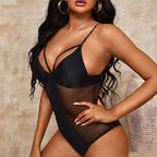 Damen Cut-Out Einteiler Badeanzug