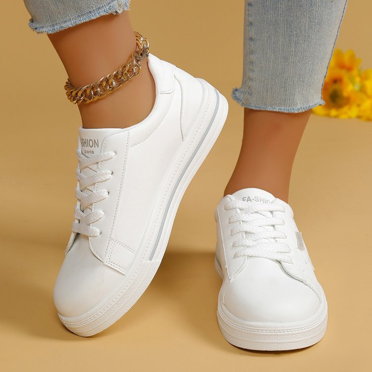 Damen Sneakers mit modischem Sternenmotiv und dämpfender Sohle R&B
