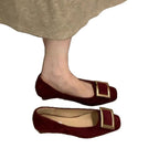 Damen Ballerinas mit elegantem Schnallen-Detail