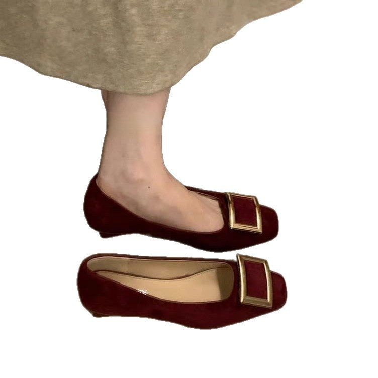 Damen Ballerinas mit elegantem Schnallen-Detail