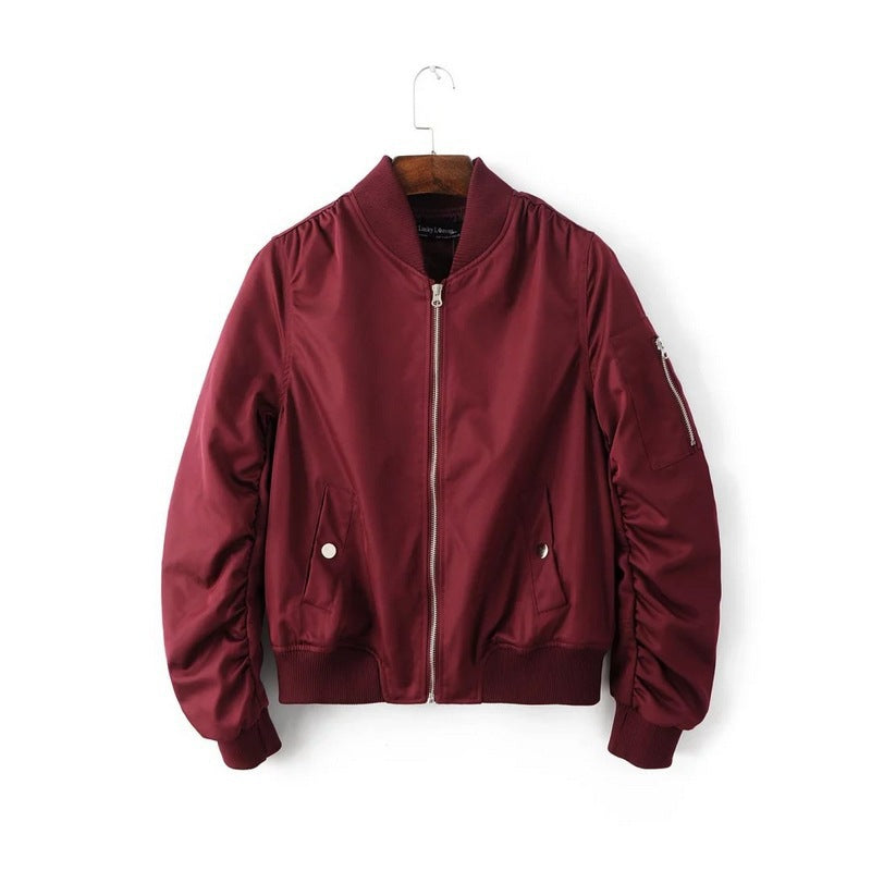 Damen Bomberjacke mit praktischen Taschen und sportlichem Schnitt R&B