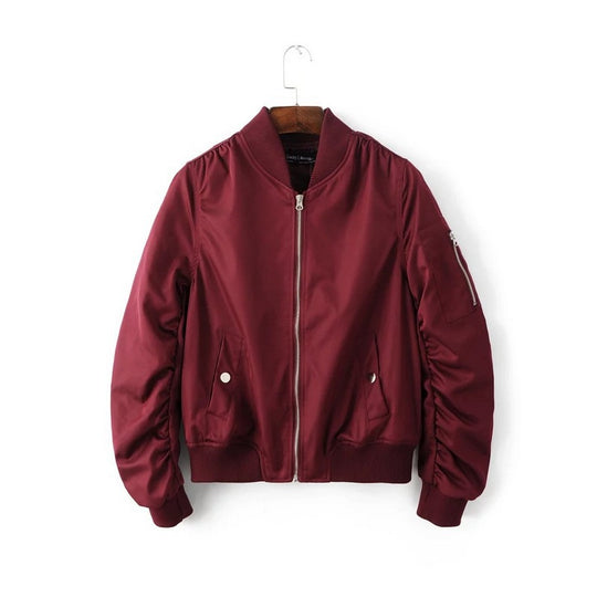 Damen Bomberjacke mit praktischen Taschen und sportlichem Schnitt R&B