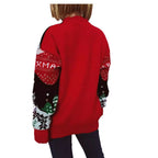 Damen Weihnachts-Pullover mit festlichem Design und gemütlichem Schnitt R&B