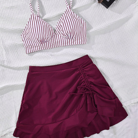 Damen Bikinioberteil mit elegantem Bralette-Schnitt und modischer Rüsche R&B