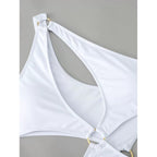 Damen Cut-Out Badeanzug mit modischem Ringdetail und figurformendem Schnitt R&B