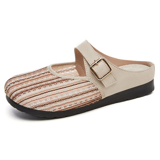 Damen Komfortable Clogs mit verstellbarem Riemen und atmungsaktiver Oberfläche R&B