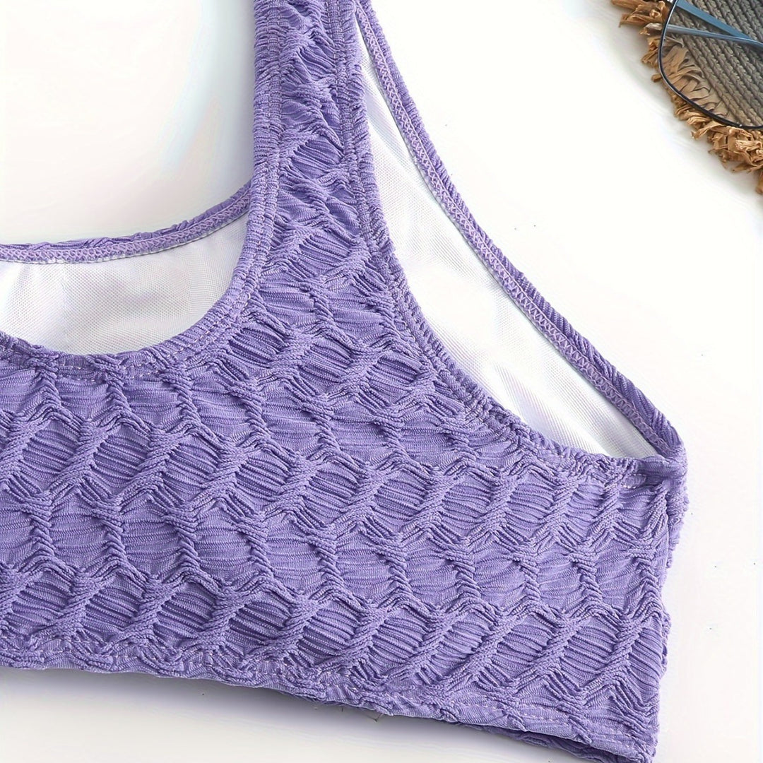 Damen Sportliches Bikini-Set mit elastischen Trägern R&B