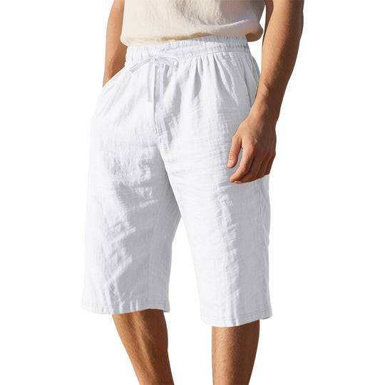 Herren leichte Freizeithose mit elastischem Bund und praktischen Taschen R&B
