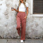 Damen Komfortable weite Stoffhose R&B
