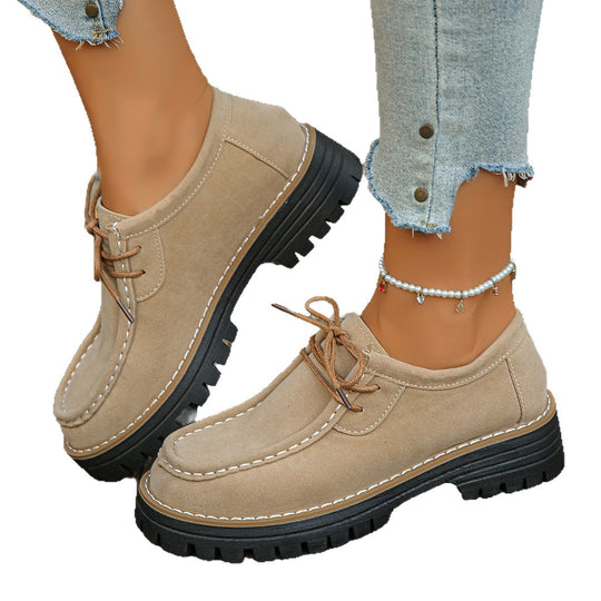 Damen Mokassin-Schuhe mit robustem Profil und weichem Obermaterial R&B