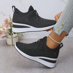 Damen Sportliche Sneakers mit atmungsaktivem Obermaterial und modischem Design R&B