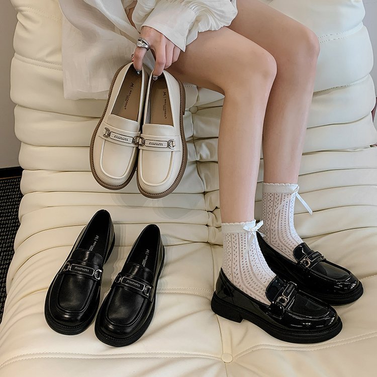 Damen Edle Loafer mit modischem Schnallenakzent und komfortabler Sohle R&B