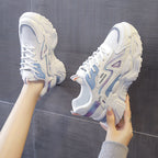 Damen Sportliche Sneakers mit atmungsaktivem Obermaterial und gepolsterter Sohle R&B