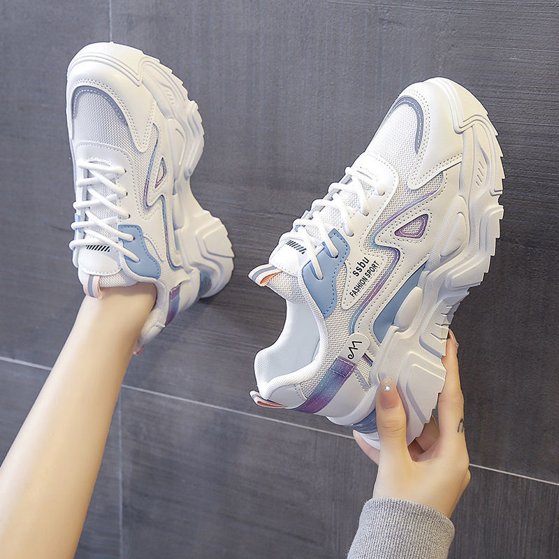 Damen Sportliche Sneakers mit atmungsaktivem Obermaterial und gepolsterter Sohle R&B