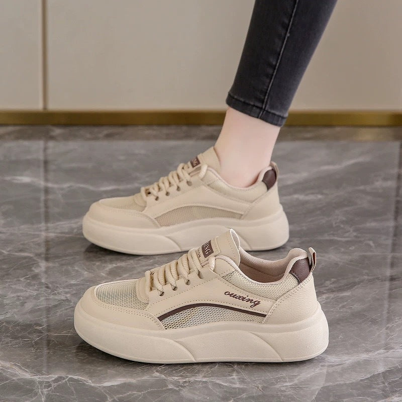 Damen Sportliche Sneakers mit atmungsaktivem Mesh und modischem Design R&B