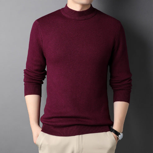 Herren Pullover mit hohem Kragen R&B