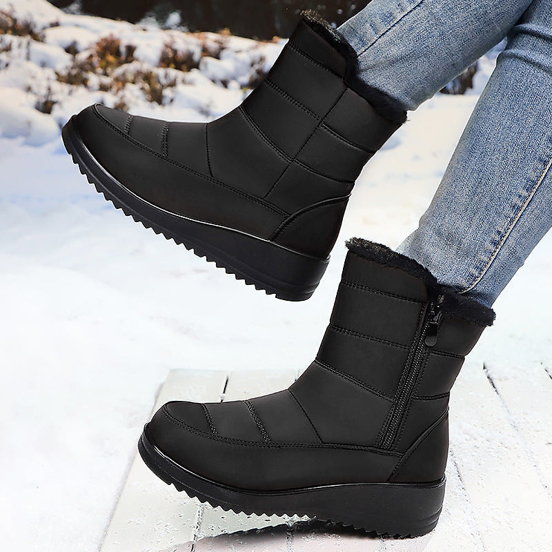 Damen Thermo-Winterstiefel mit rutschfester Sohle und warmem Futter R&B
