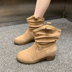 Damen Weiche und lässige Stiefeletten mit bequemem Schaft und rutschfester Sohle R&B