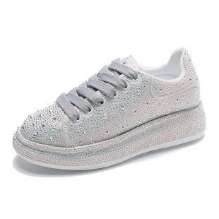 Damen Strass Verzierter Sneaker R&B