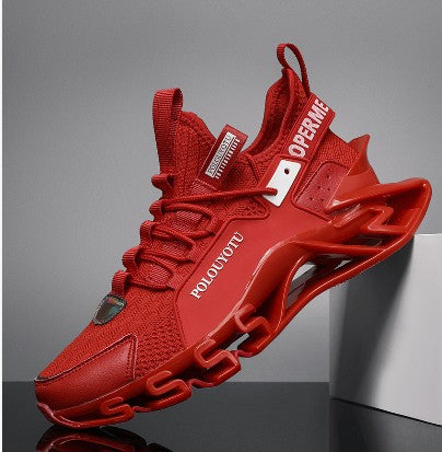 Damen Sportliche Hochleistungs-Sneaker mit atmungsaktiver Mesh-Oberfläche und rutschfester Sohle R&B