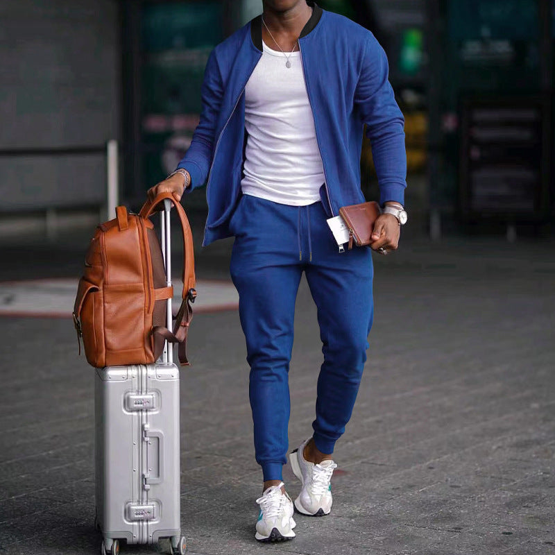 Herren Sportlicher Freizeitanzug mit elastischem Bund und praktischen Taschen R&B