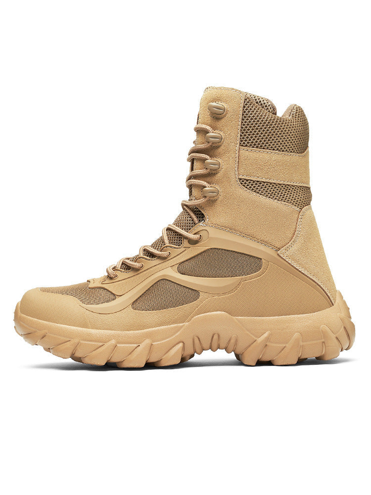 Damen Militärische Wanderschuhe mit rutschfester Profilsohle und atmungsaktivem Obermaterial