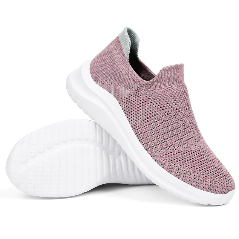 Damen Atmungsaktive Slip-On Sneakers mit flexibler Sohle R&B