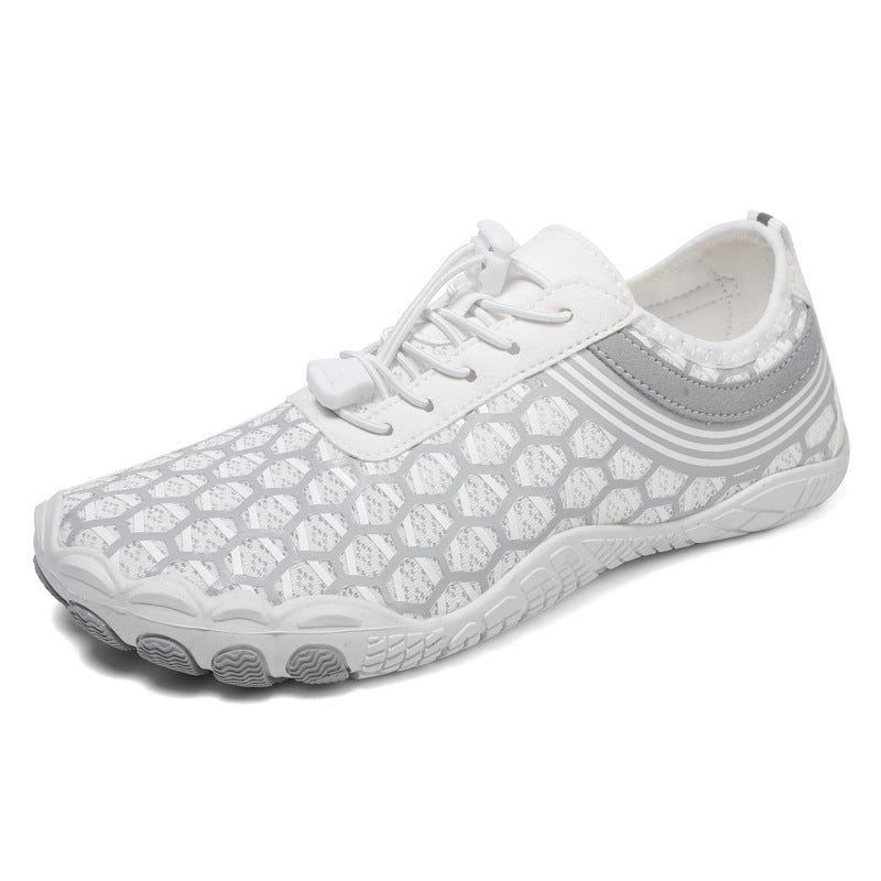 Damen Multifunktionale Freizeitschuhe mit elastischem Schnürsystem und flexiblem Obermaterial