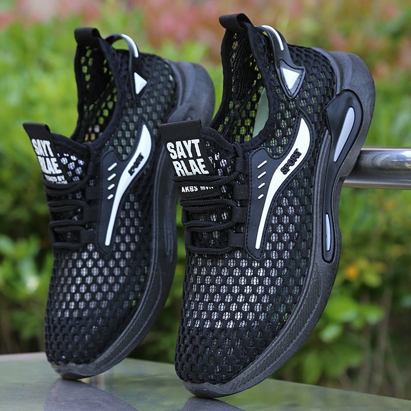Damen Sportliche Mesh Sneakers mit elastischem Verschlusssystem R&B