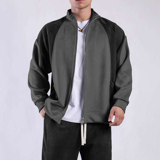 Damen Sportjacke mit eleganten Farbakzenten und praktischen Taschen R&B