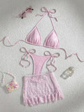 Damen Spitzen-Bikini mit Rüschen R&B