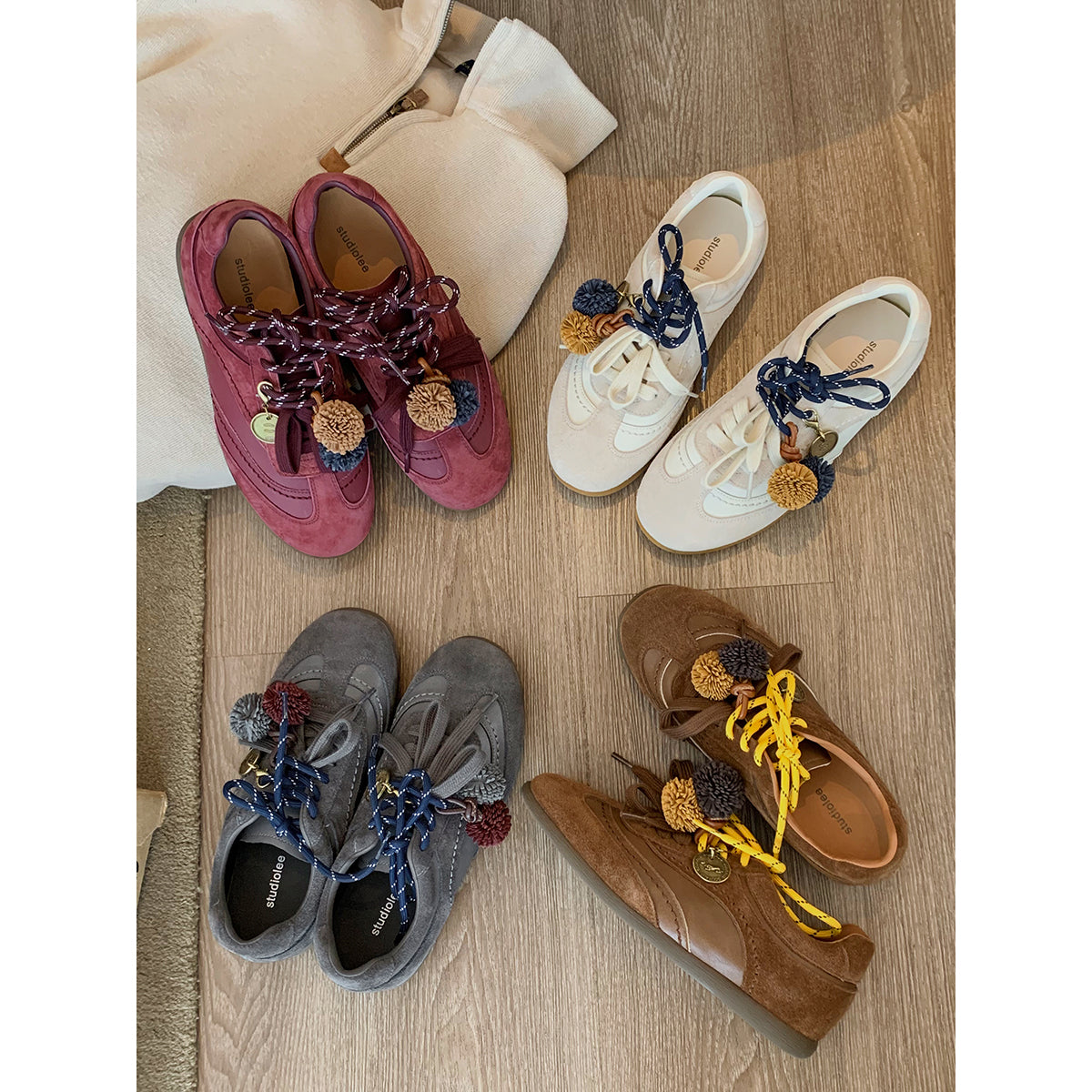 Damen Bequeme Freizeitsneaker mit verspielten Applikationen R&B