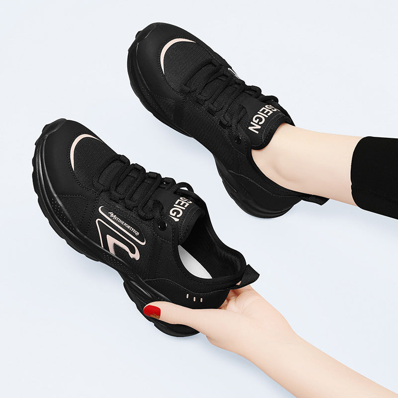 Damen Sportliche und atmungsaktive Lauf-Sneaker mit rutschfester Sohle R&B