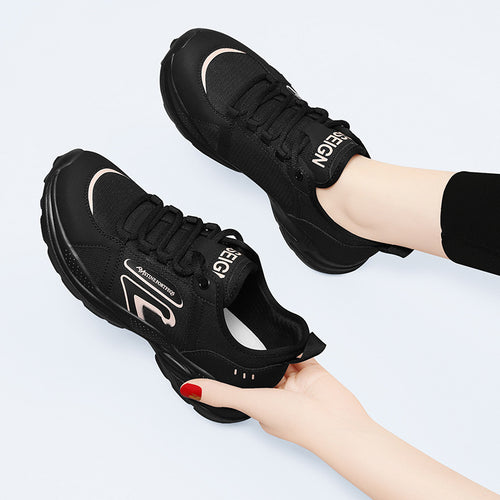Damen Sportliche und atmungsaktive Lauf-Sneaker mit rutschfester Sohle R&B