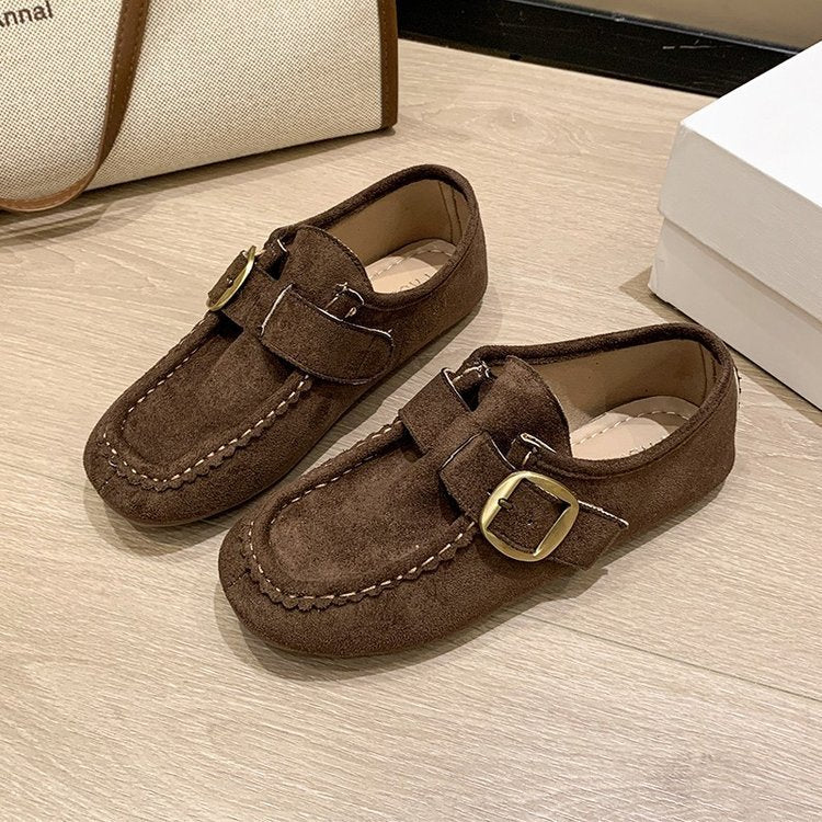 Damen Mokassins mit modischem Schnallenakzent R&B