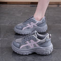 Damen Chunky Sneakers mit atmungsaktivem Mesh-Obermaterial und stoßdämpfender Sohle R&B
