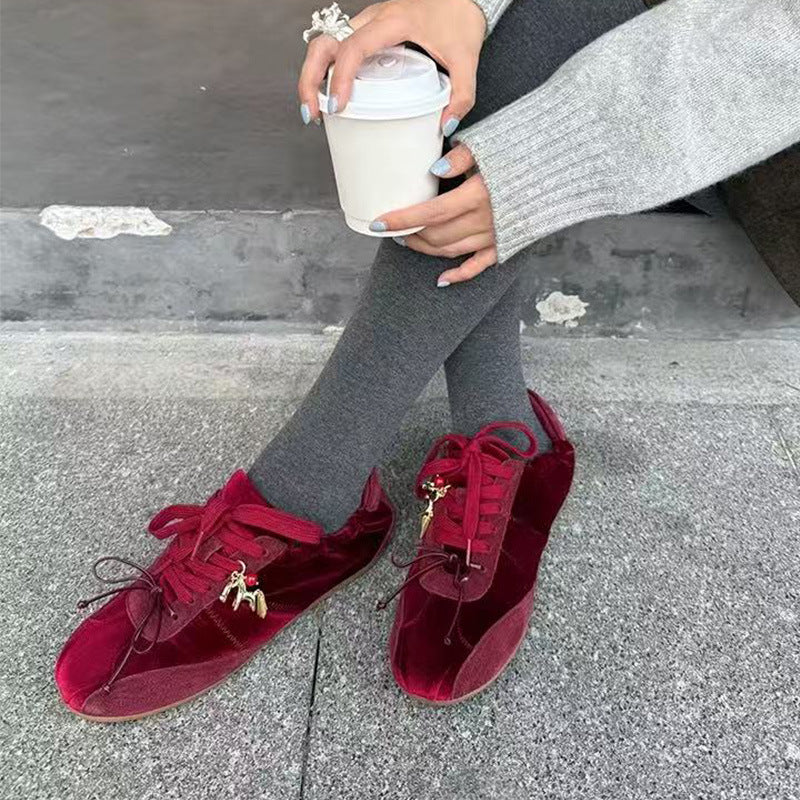 Damen Tanzsneaker mit flexiblem Obermaterial und rutschfester Sohle R&B
